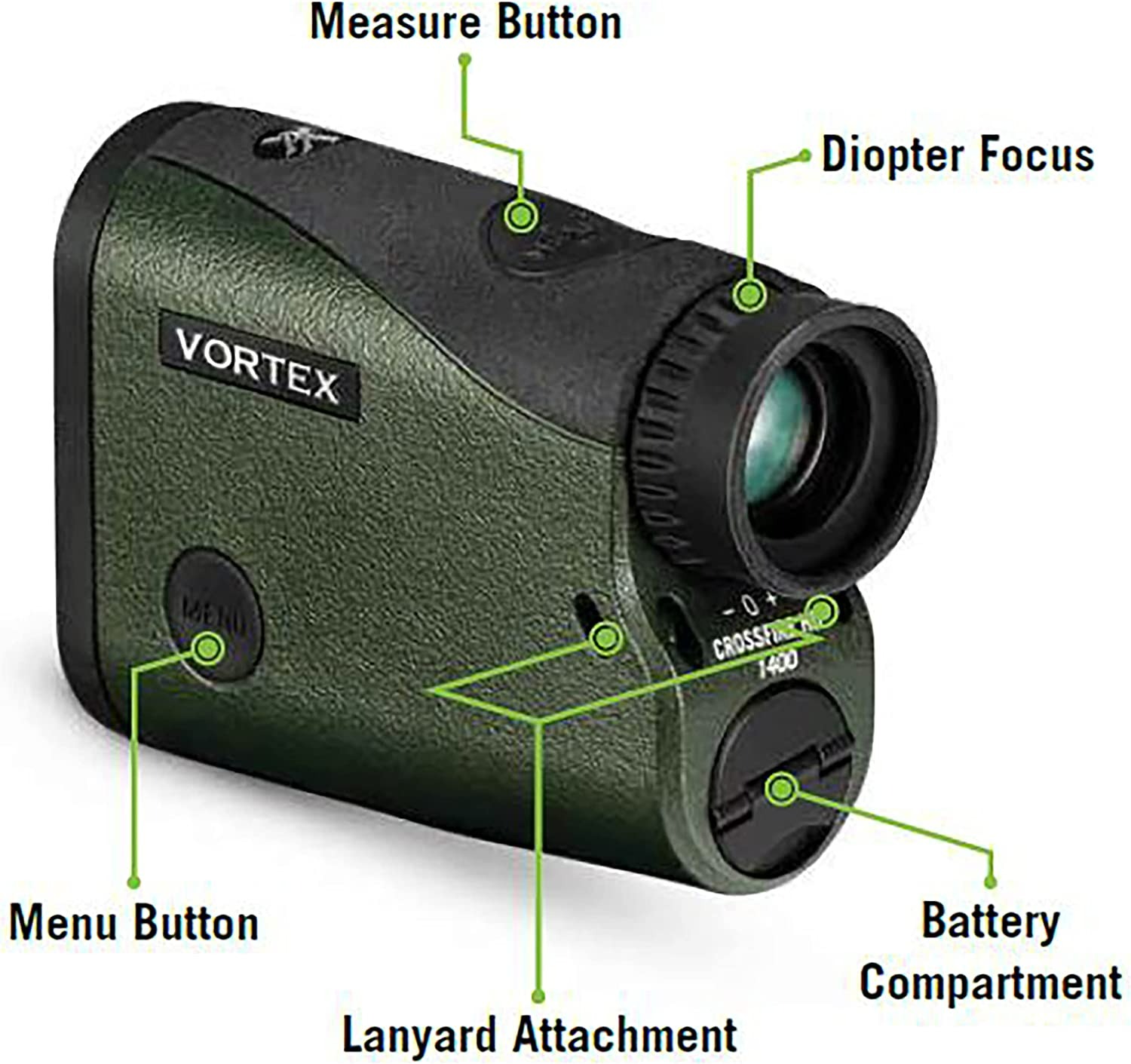 Vortex Optics Crossfire HD 1400 Laser Rangefinder