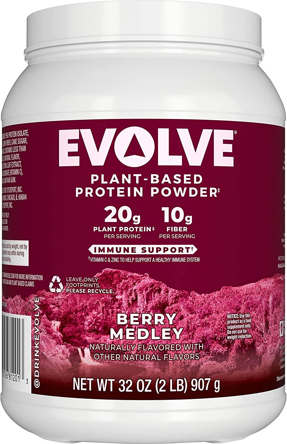 Evolve Protein Powder - Berry Medley - 32 Oz