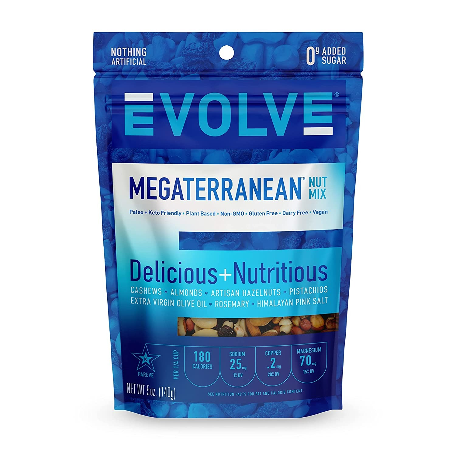 Evolve Nut Mix All Natural Ingredients and Antioxidants - 5 Oz