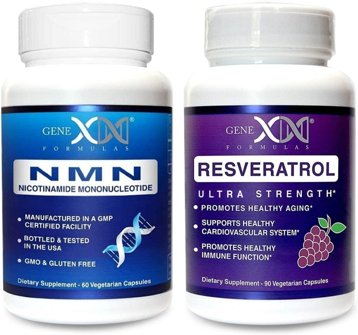 Genex Nmn and Resveratrol Dynamic Duo Supplements