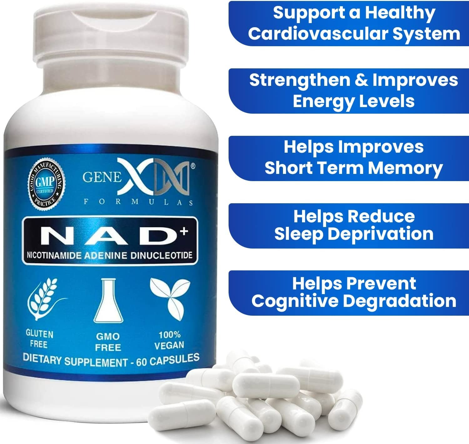 Genex NAD+ - 250 Mg - 60 Adet