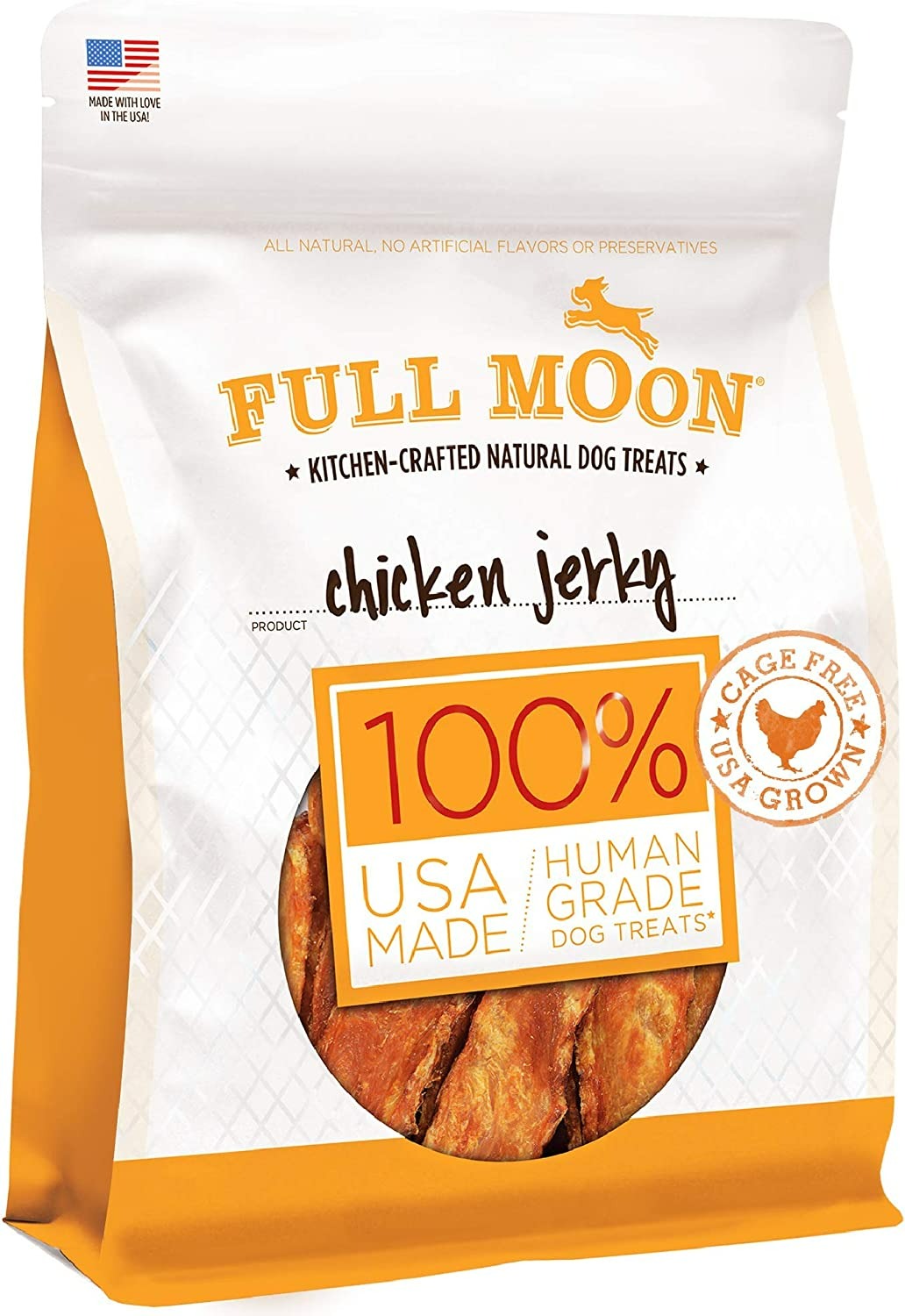 Full Moon Chicken Jerky Healthy All Natural Dog Treats Grain Free- 24 Oz