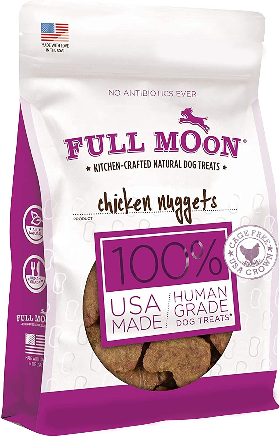 Full Moon Chicken Nuggets Healthy All Natural Dog Treats - 12 Oz