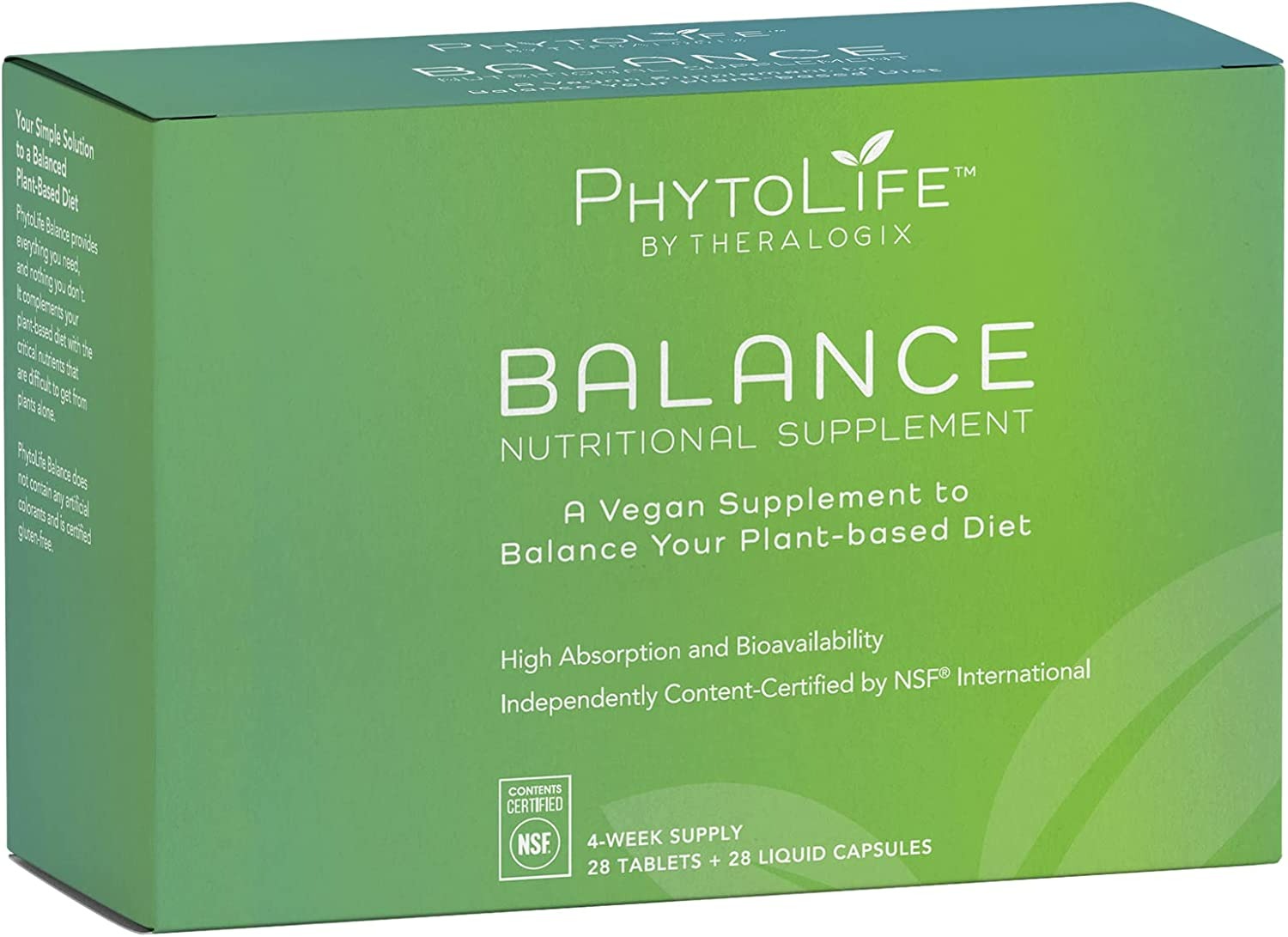 Theralogix PhytoLife Balance Vegan Multivitamin - 4 Haftalık