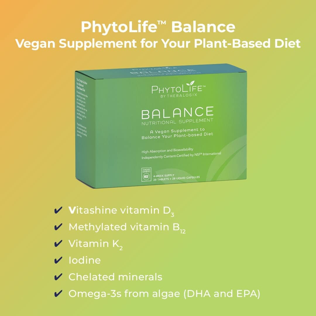 Theralogix PhytoLife Balance Vegan Multivitamin - 4 Haftalık