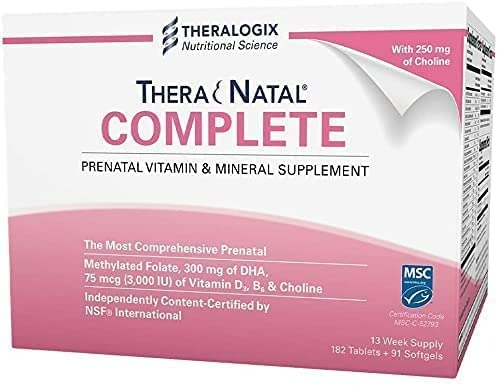 Theralogix TheraNatal Complete Prenatal Vitamin - 13 Haftalık