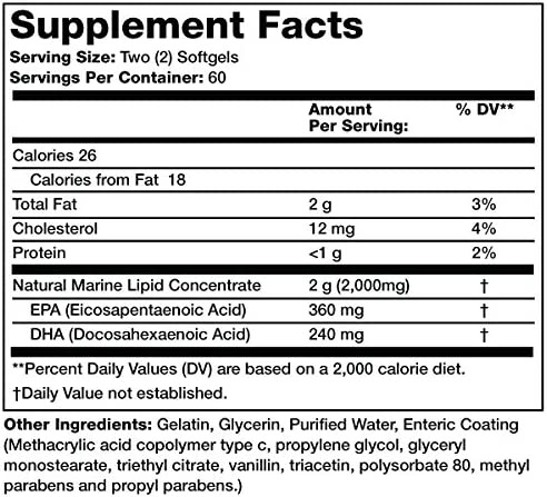 Olympian Labs Enteric Coated Omega 3 Fish Oils - 120 Adet