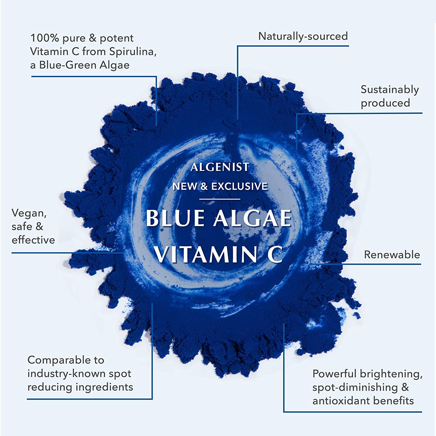 Algenist Blue Algae Vitamin C Dark Spot Correcting Peel  - 1.5 Fl Oz