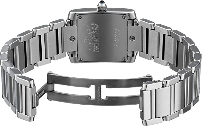 Cartier Women's W51008Q3 Tank Francaise Stainless Steel Bracelet Watch  - 20 mm