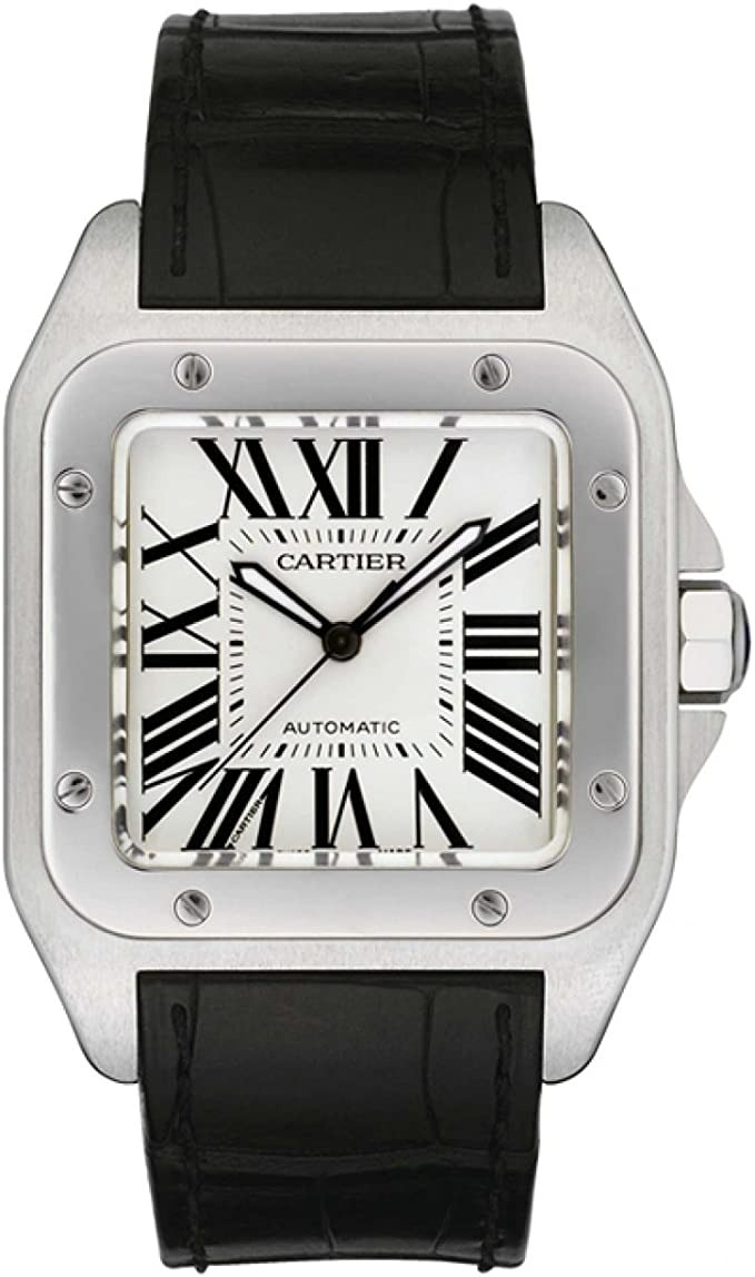 Cartier Santos 100 W20073X8 Mens Stainless Watch Unworn - 51.1 mm