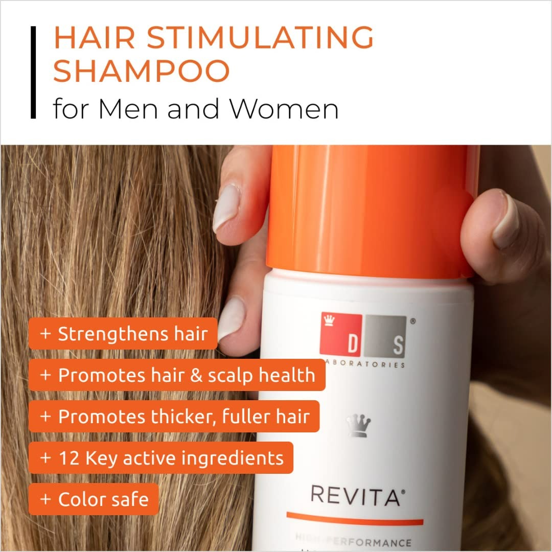 Revita Shampoo For Thinning Hair by DS Laboratories - Volumizing, Thickening Shampoo - 7 Fl Oz