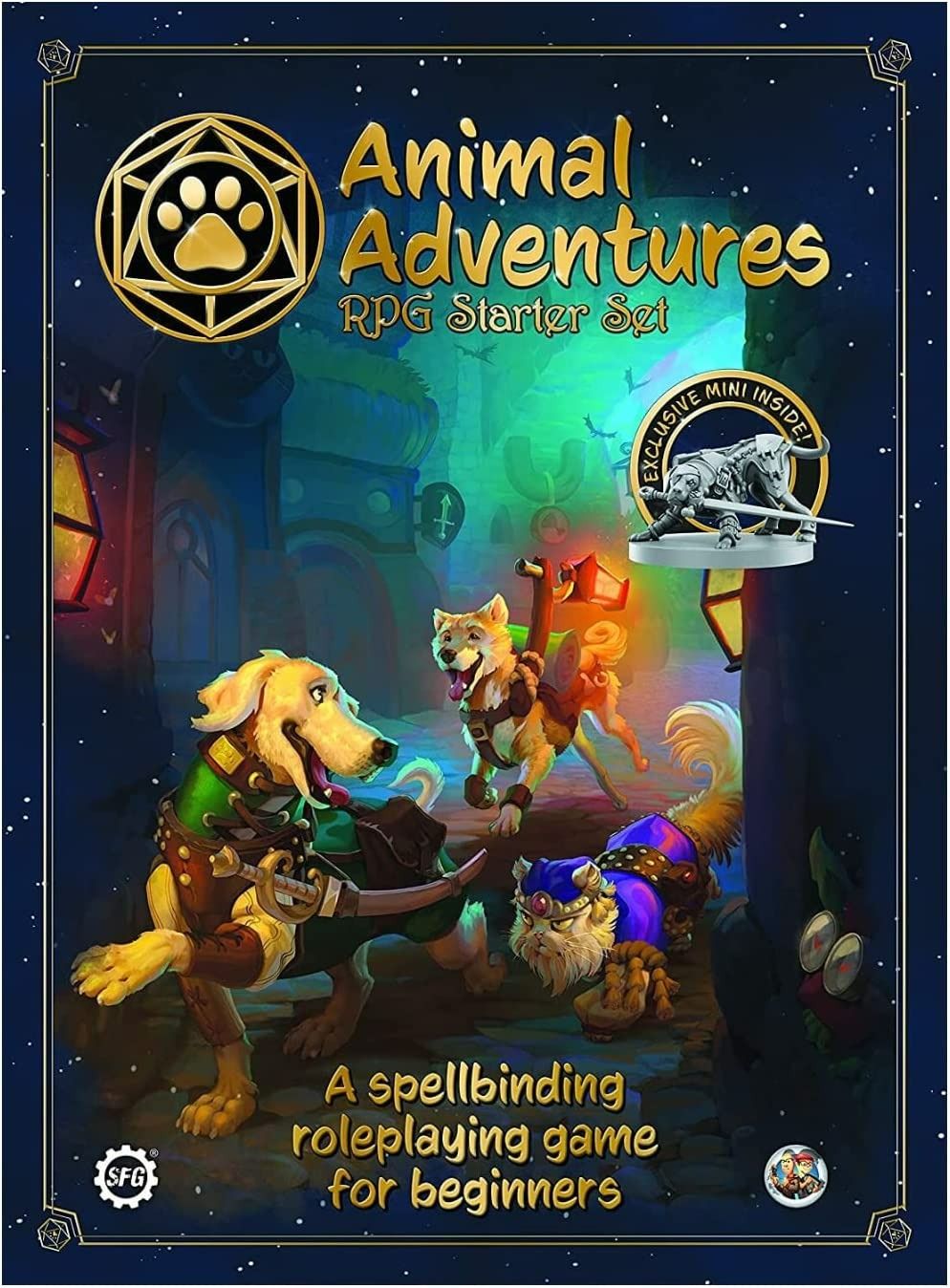 Animal Adventures Bundle Starter Set Plus Dog Miniatures Volume 1-3 and Cat Miniatures Volume 1-2 - 6 Adet