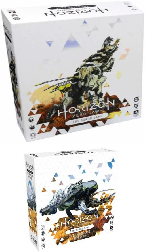 Steamforged Horizon Zero Dawn Board Game with The Sacred Land Expansion Bundle - 2 Adet