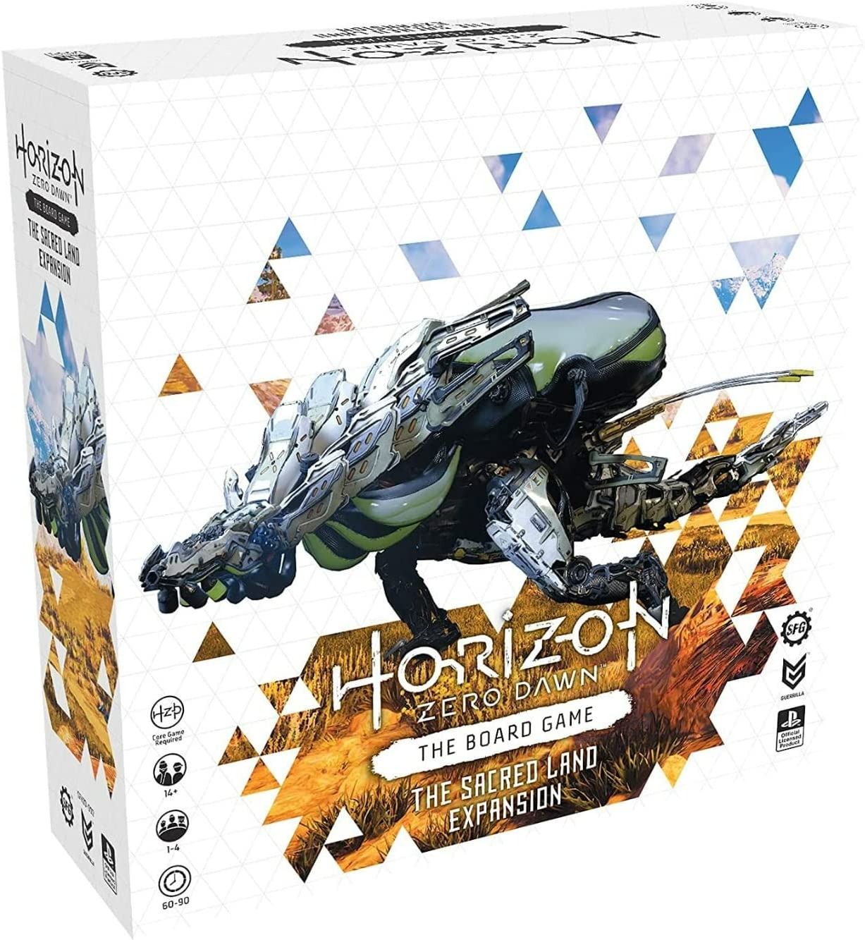 Steamforged Horizon Zero Dawn Board Game with The Sacred Land Expansion Bundle - 2 Adet