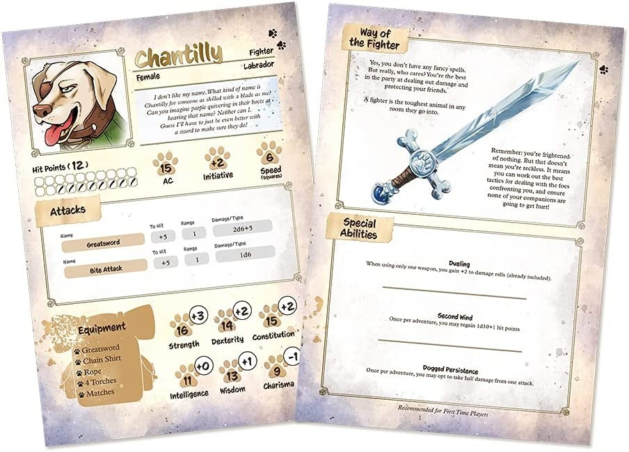 Steamforged Animal Adventures: RPG Starter Set