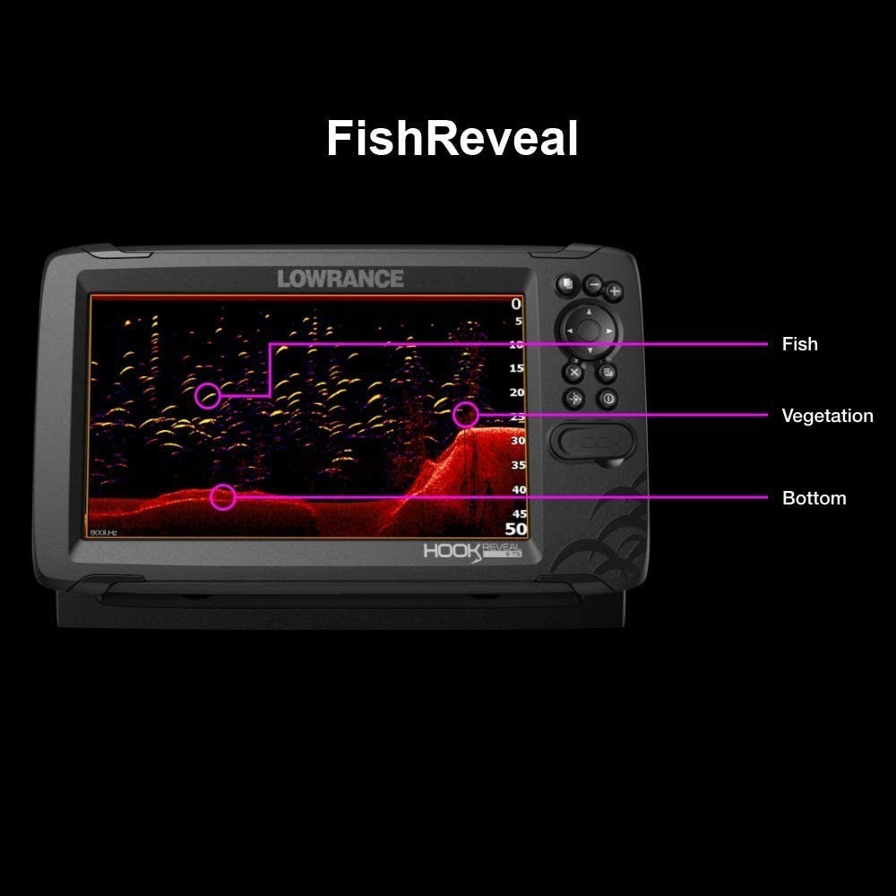 Lowrance Hook Reveal Fish Finders - 13 cm