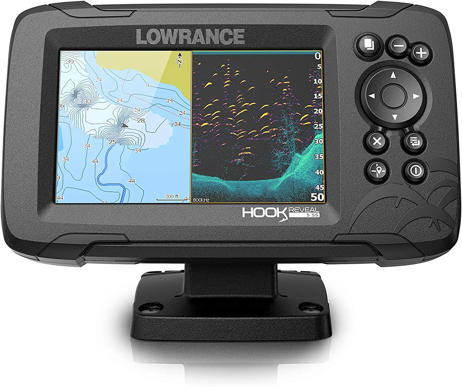 Lowrance Hook Reveal Fish Finders with Transducer - 13 cm