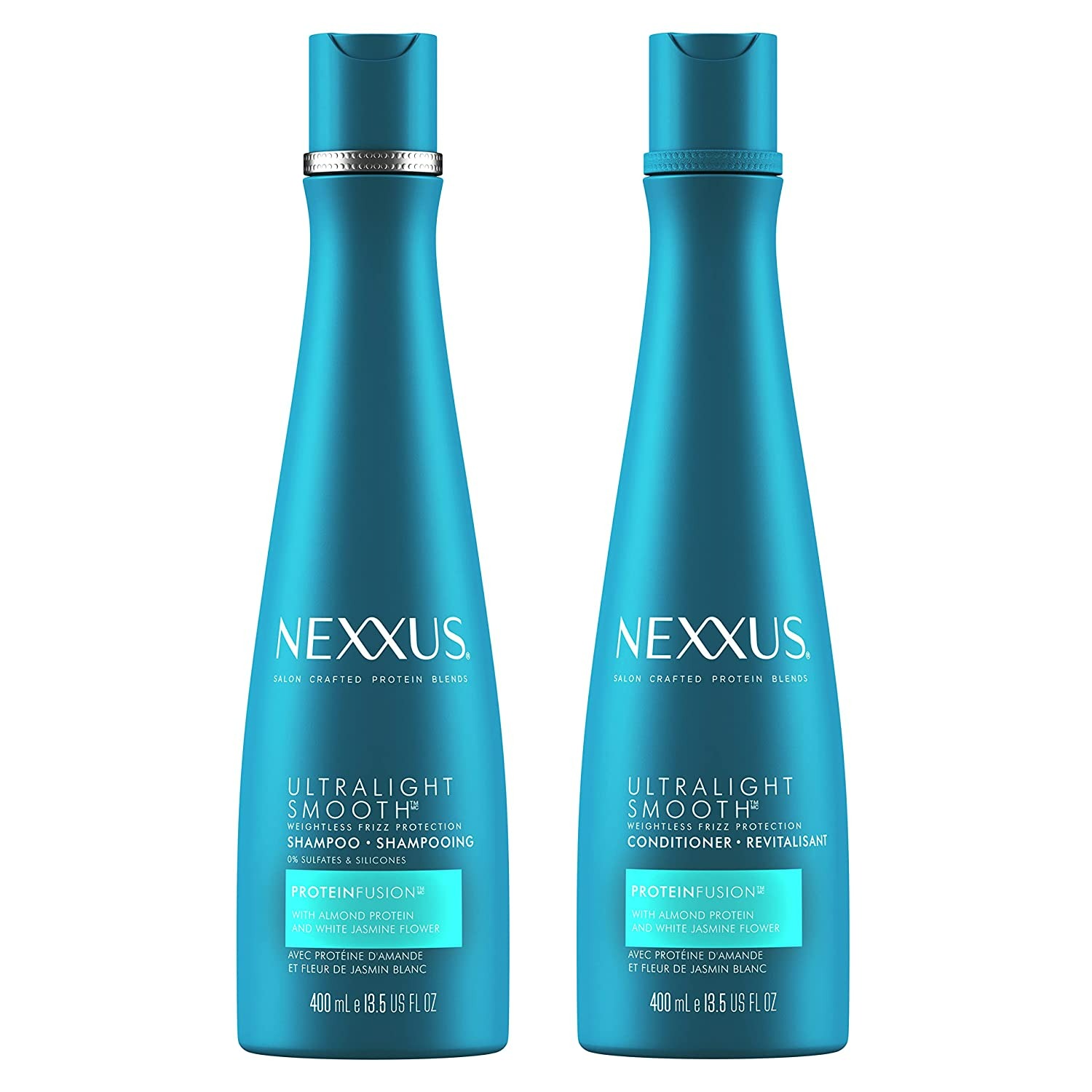 Nexxus Ultralight Smooth Shampoo and Conditioner for Dry  - 13.5 Oz - 2 Adet