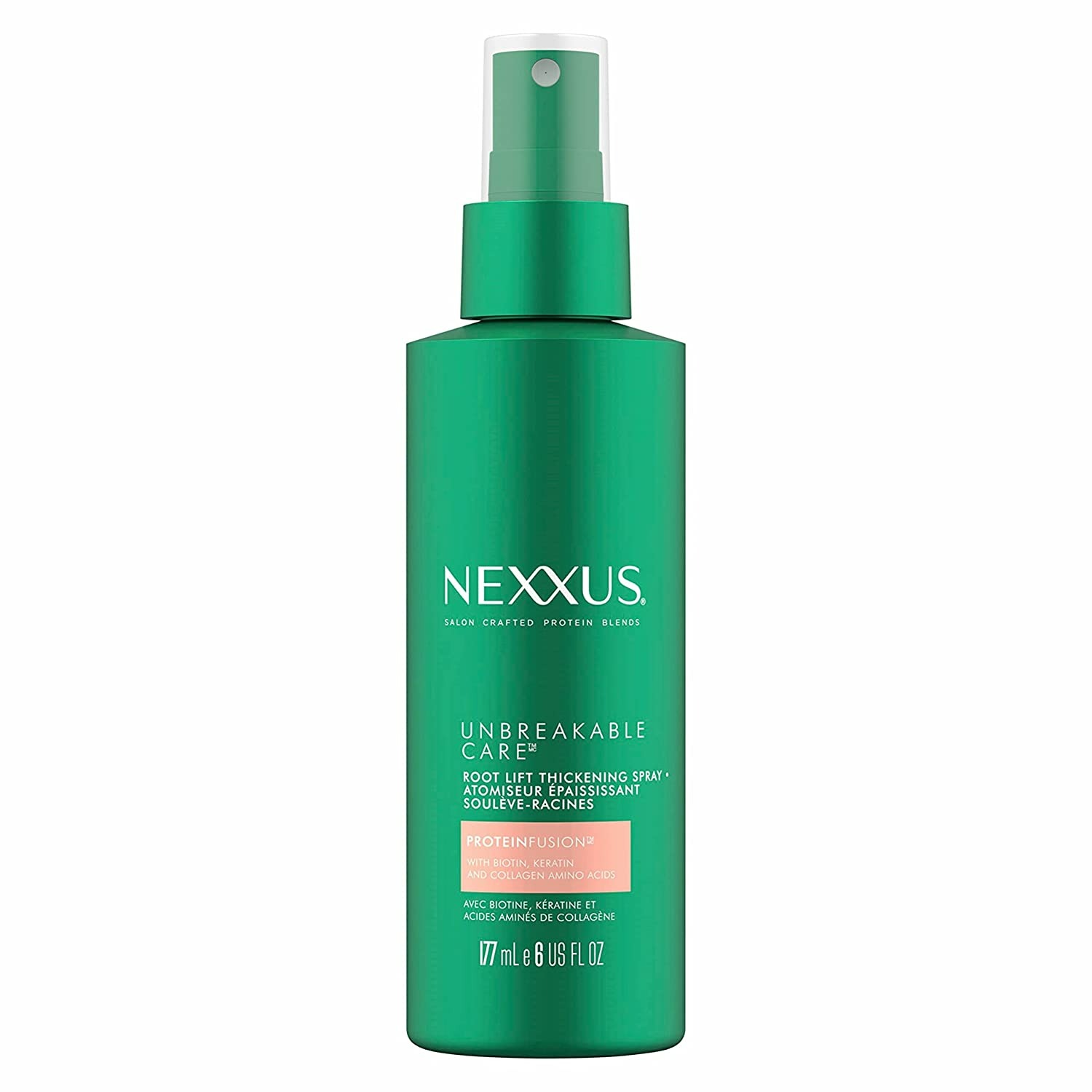 Nexxus Unbreakable Care Root Lift Hair Thickening Spray with Keratin - 6 Oz
