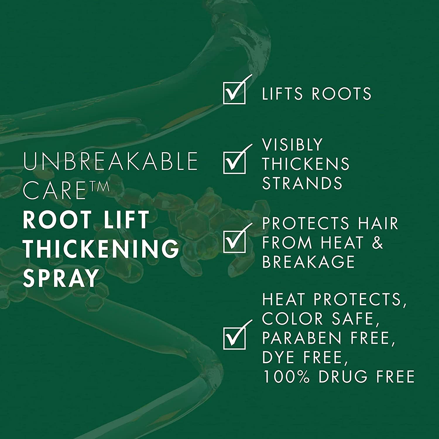 Nexxus Unbreakable Care Root Lift Hair Thickening Spray with Keratin - 6 Oz