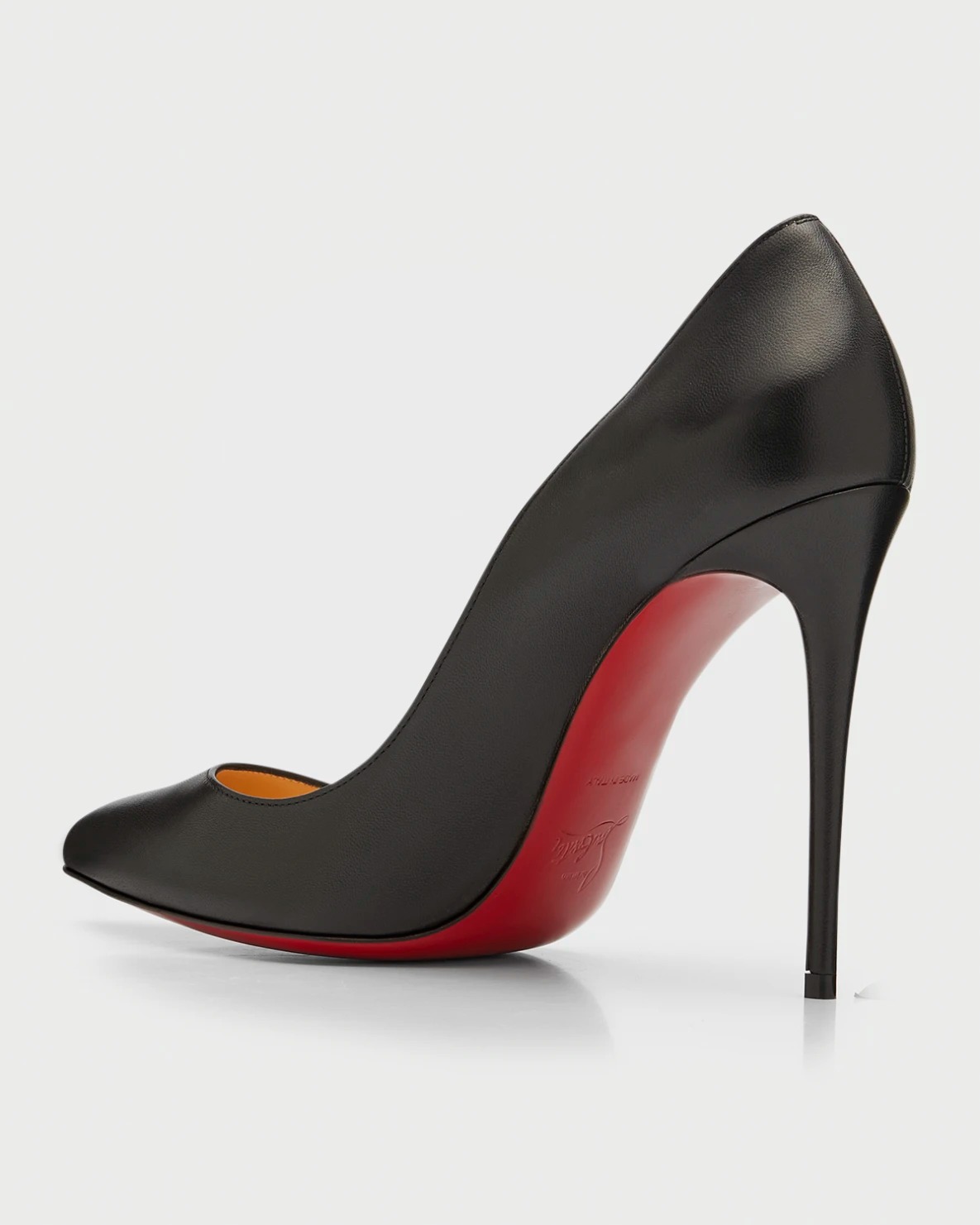 Christian Louboutin Pigalle Follies Leather 100mm Red Sole High-Heel Pumps