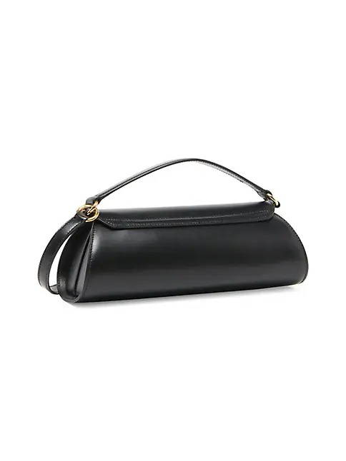 Jil Sander Small Cannolo Leather Shoulder Bag