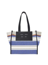 Proenza Schouler White Label Large Morris Stripe Canvas Tote Bag