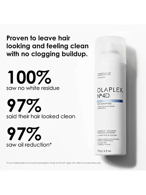 OLAPLEX Nº 4-D CLEAN VOLUME DETOX DRY SHAMPOO - 6.3 OZ