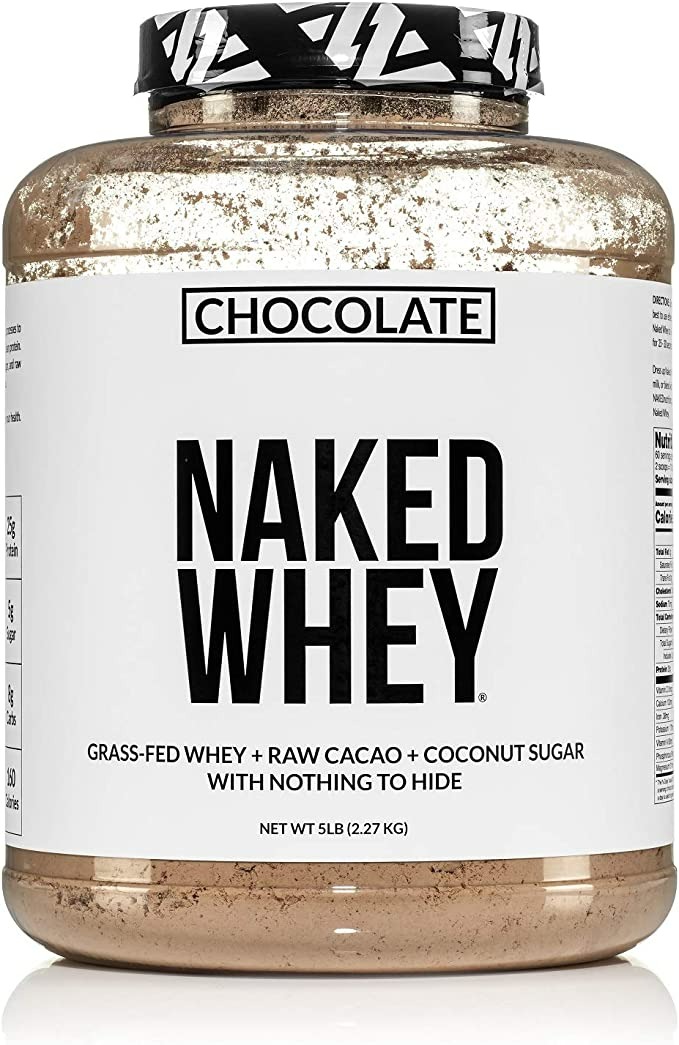 Naked Nutrition Whey Protein Supplement Powder - Chocolate - 2.27 Kg