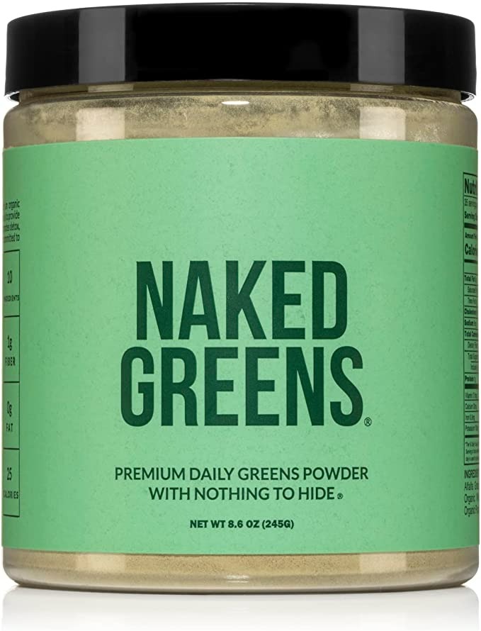 Naked Nutrition Super Greens Powder Organic Greens Supplement - 245 G