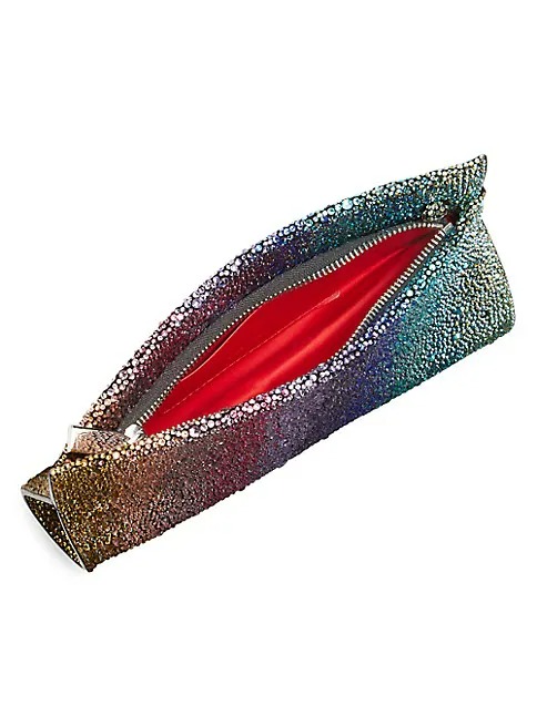 Christian Louboutin Small Loubitwist Strass Clutch-On-Chain