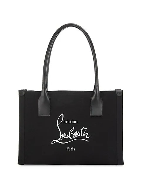 Christian Louboutin Small Nastroloubi Canvas E/W Tote Bag