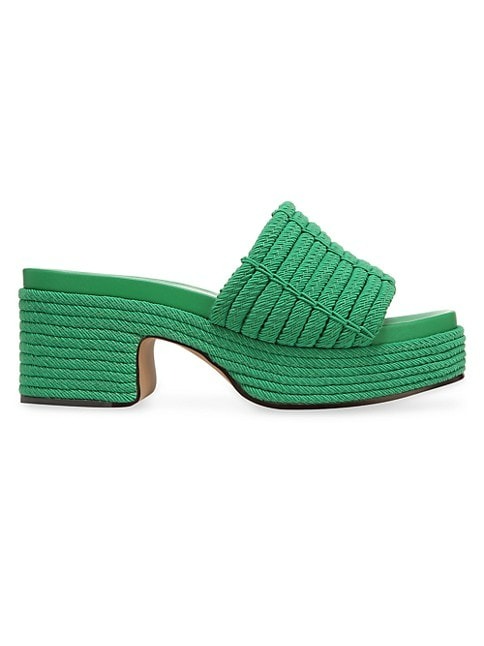 Vince Margo Cord Platform Mules