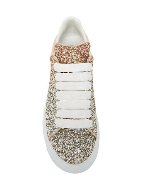 Alexander McQueen Glitter Oversized Sneakers