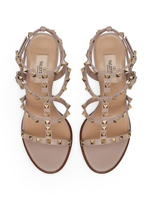 Valentino Garavani Rockstud Ankle Strap Sandal