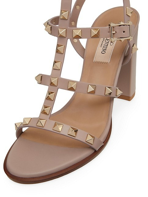 Valentino Garavani Rockstud Ankle Strap Sandal