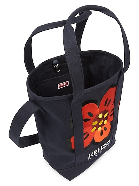 Kenzo Floral Logo Shopper Tote