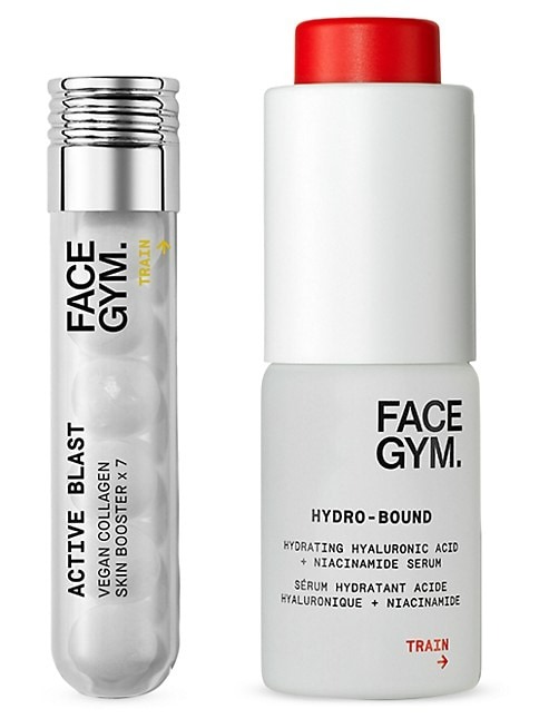 FaceGym Active Blast Vegan Collagen 7-Day Hydro Bound- Serum - 2 Piece Set