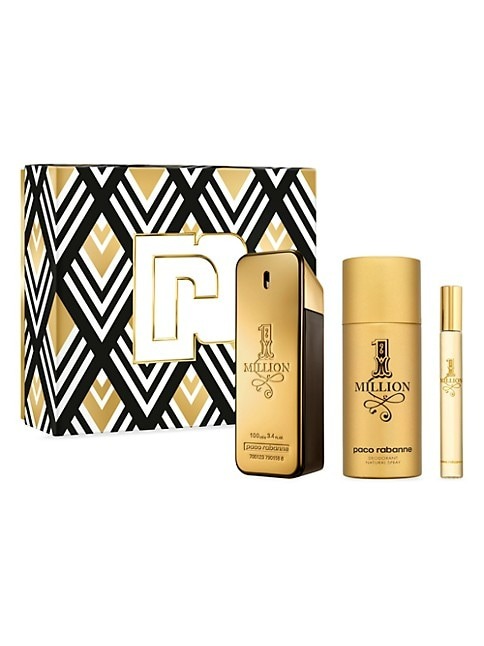 Paco Rabanne 1 Million Eau De Toilette 3-Piece Set