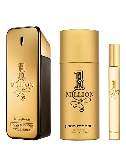 Paco Rabanne 1 Million Eau De Toilette 3-Piece Set