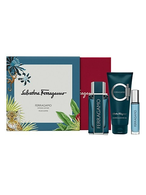 Ferragamo Intense Leather Eau de Parfum 3-Piece Gift Set