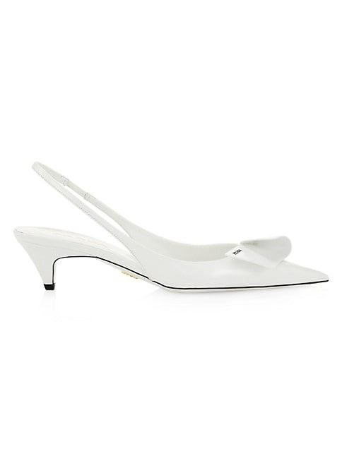 Prada Half Bow 45MM Slingbacks