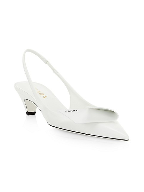 Prada Half Bow 45MM Slingbacks