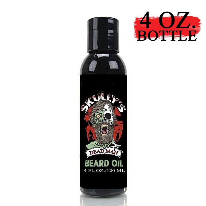 Skully's Dead Man Beard Oil - 4 Oz - Beards Never Die Collection