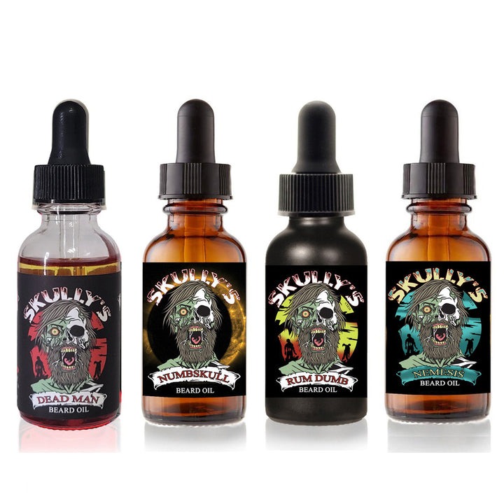 Skully's Beards Never Die Beard Oil Collection - 1 Oz - 4 Adet