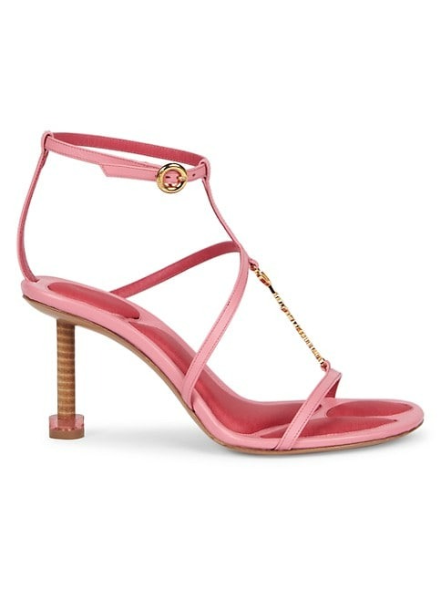 Jacquemus Les Sandales Pralu 80MM Leather Stiletto Sandals