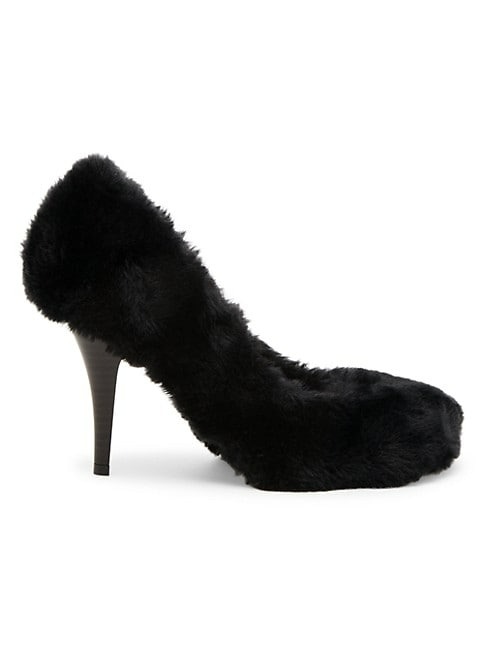 Stella McCartney Ryder 95MM Faux Fur Pumps