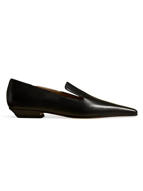 Khaite Marfa Leather Loafers