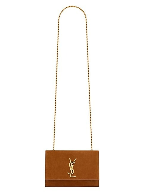 Saint Laurent Kate Small Shoulder Bag in Suede