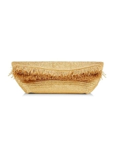 Cult Gaia Shanti Raffia Clutch